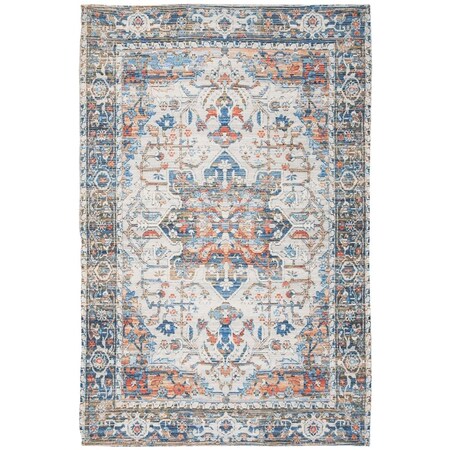 Safavieh 2 ft. 3 in. x 4 ft. Saffron Hand Loomed Accent Area Rug Grey & Blue SFN543F-24